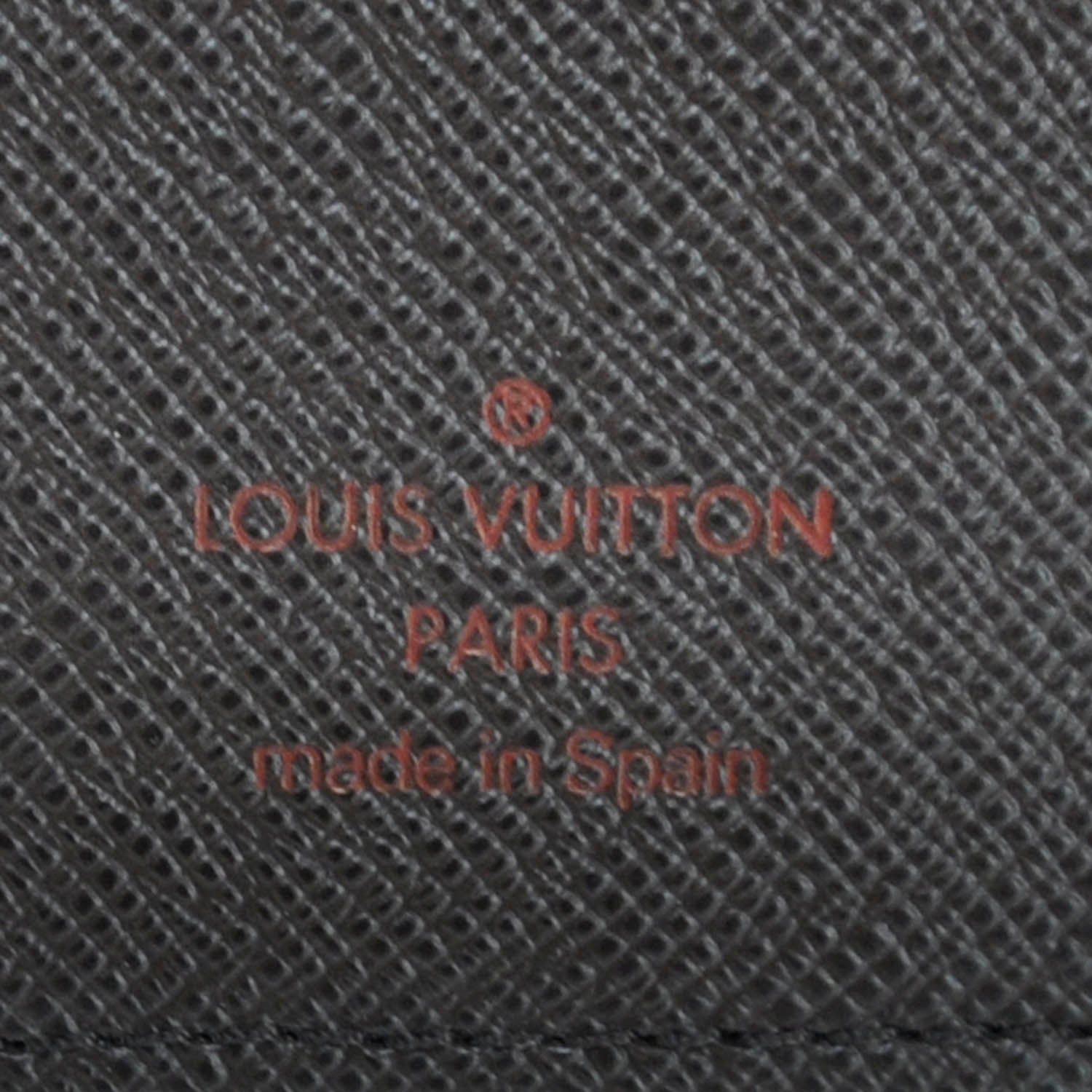Louis Vuitton Damier Ebene Small Ring Agenda 6 of 8