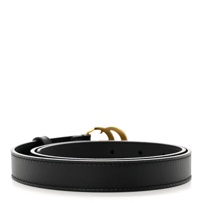 Gucci Calfskin Double G 20mm Belt 75 30 Black 2 of 3