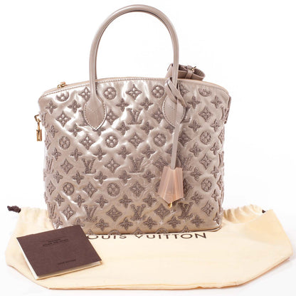 Louis Vuitton Patent Lambskin Fascination Lockit Gris 18 of 18