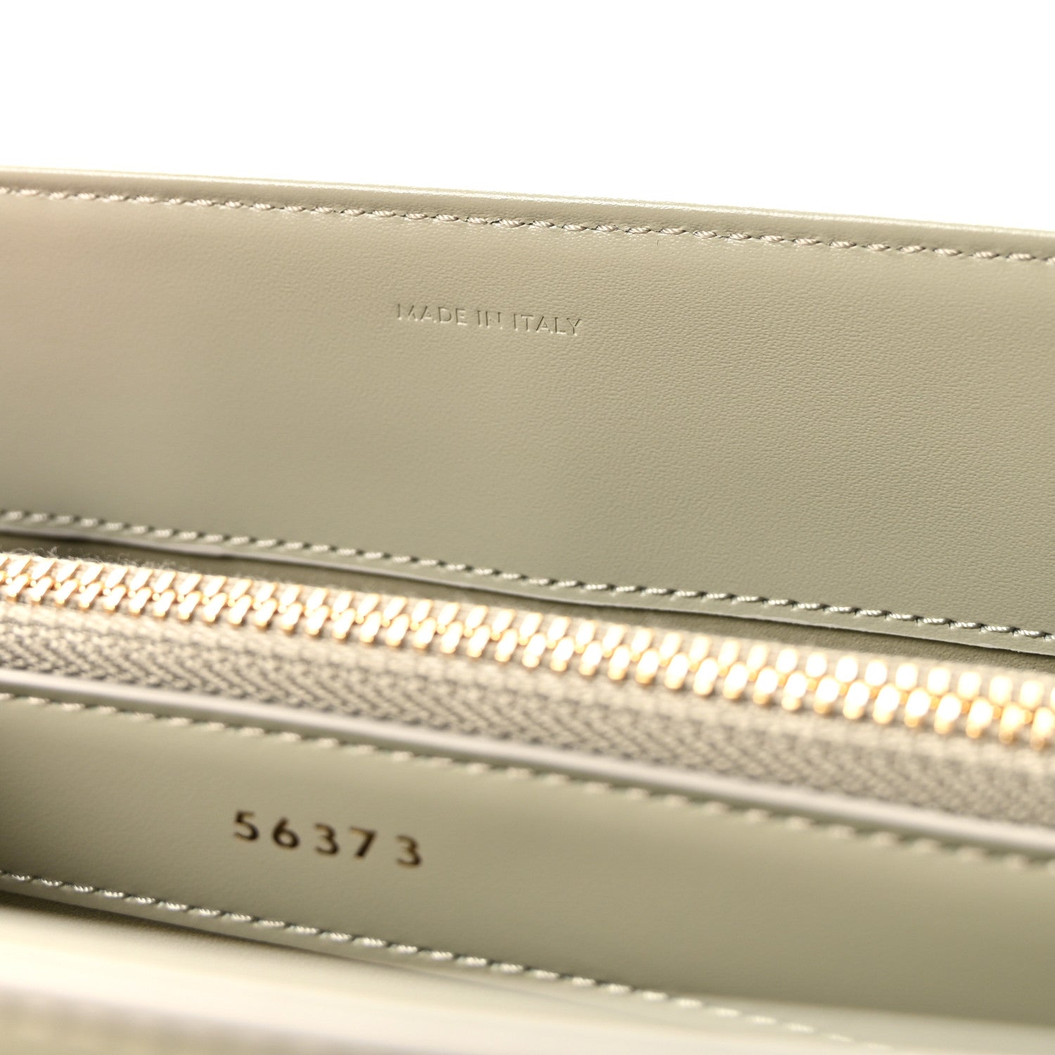 Celine Satinated Calfskin Small 16 Top Handle Bag Green Clay 7 of 11