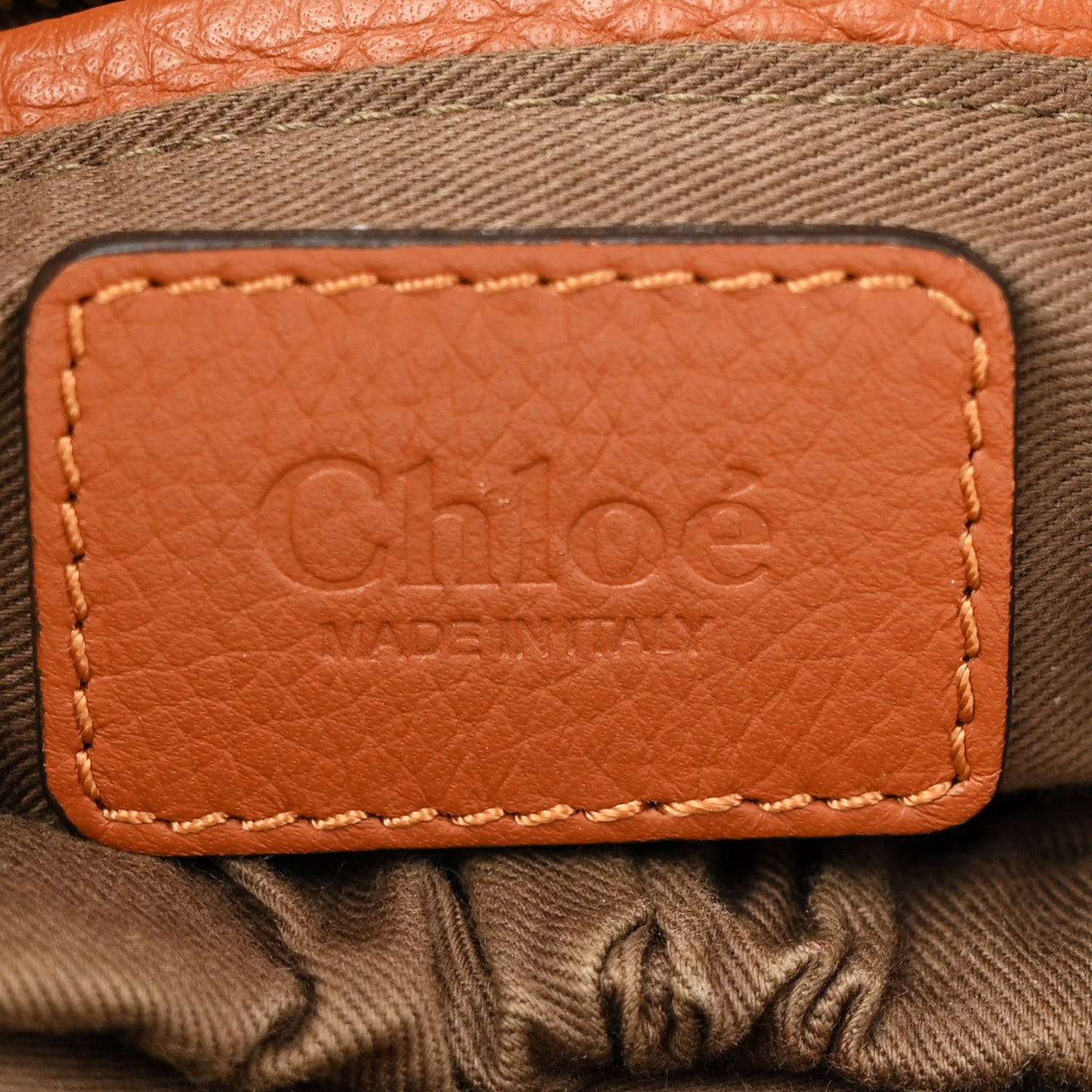 Calfskin Medium Marcie Satchel Tan