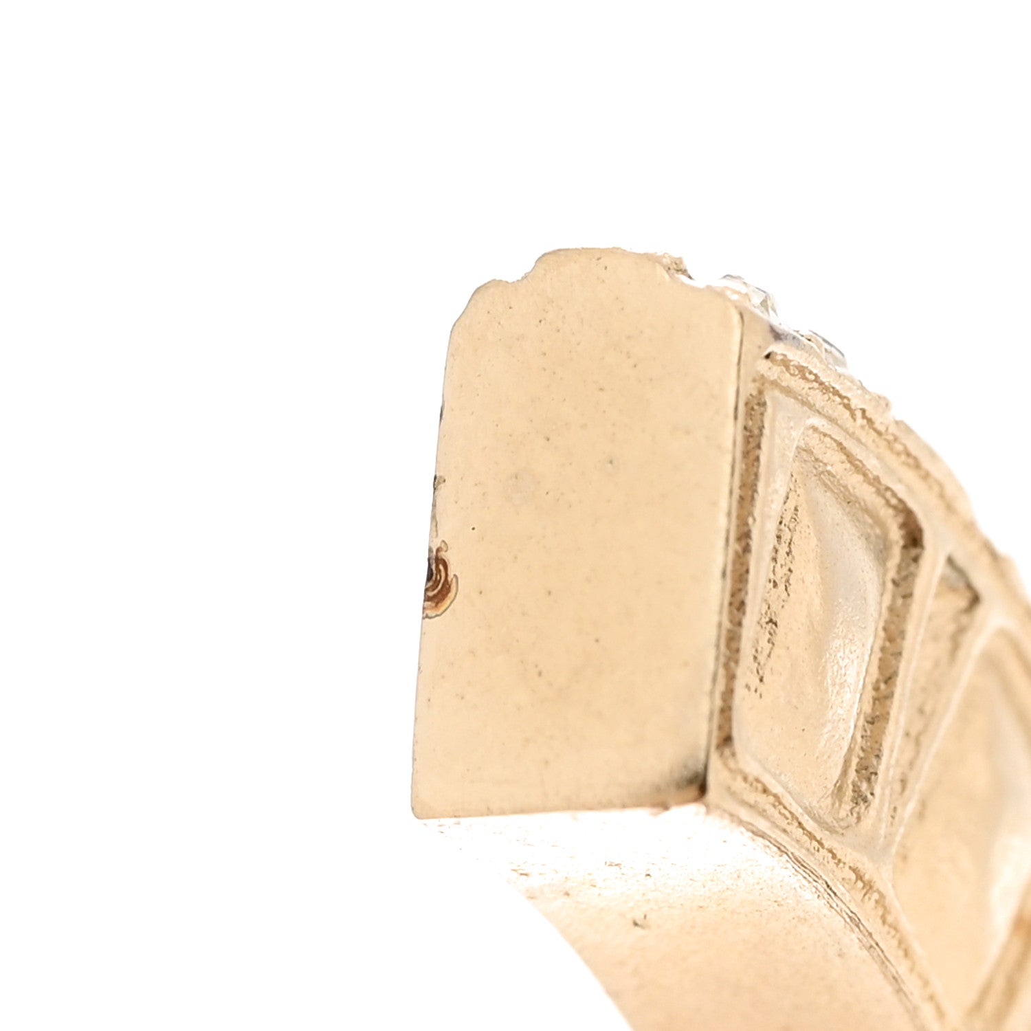 Chanel Baguette Crystal CC Brooch Gold 6 of 8