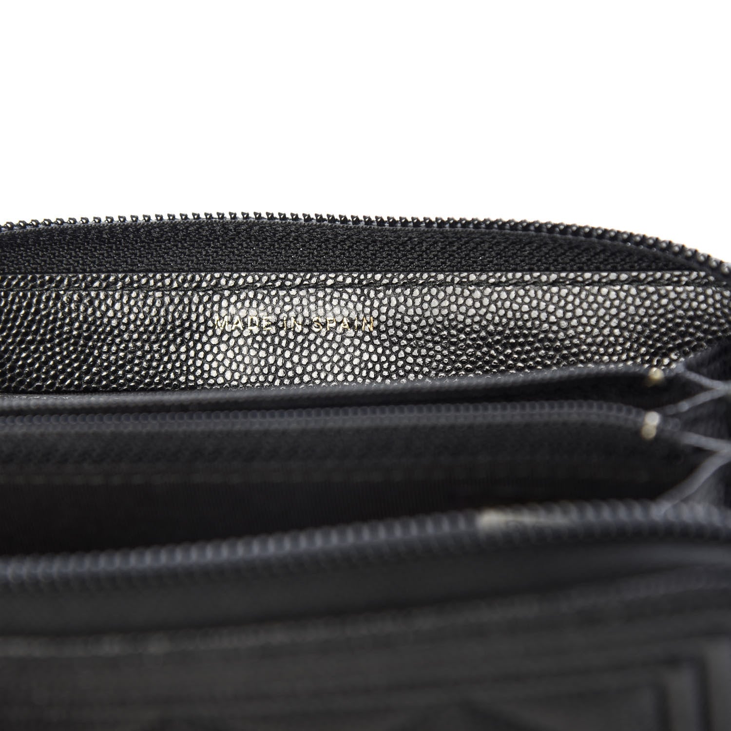Chanel Caviar Quilted Small Boy Zip Around Wallet Black 7 of 9