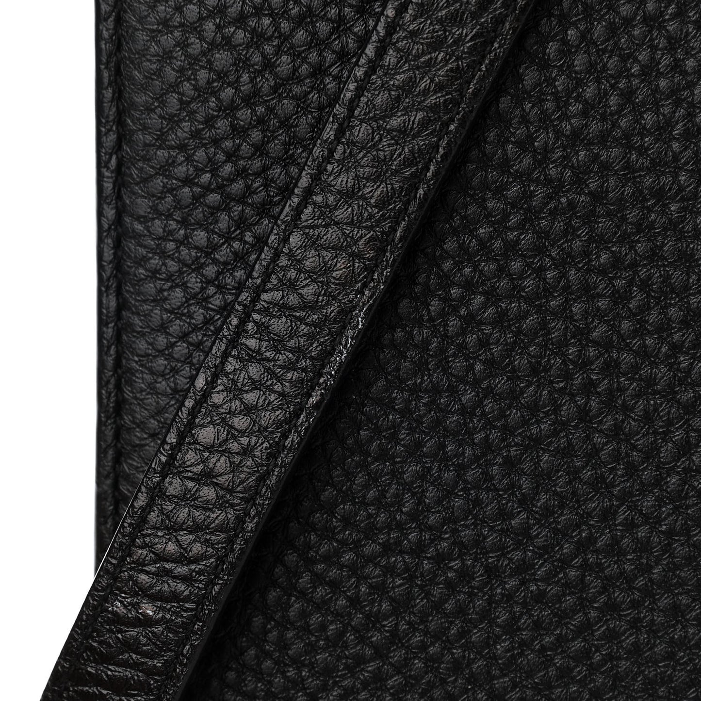 Grained Calfskin Small Sac De Jour Black