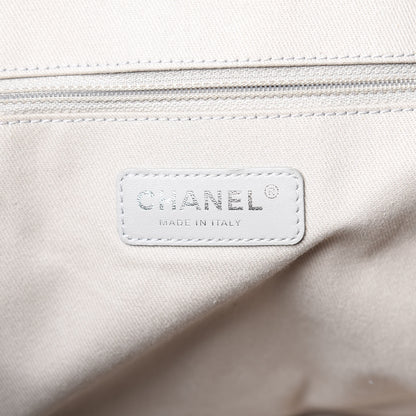 Chanel Glazed Calfskin Small Deauville Tote Black 6 of 14