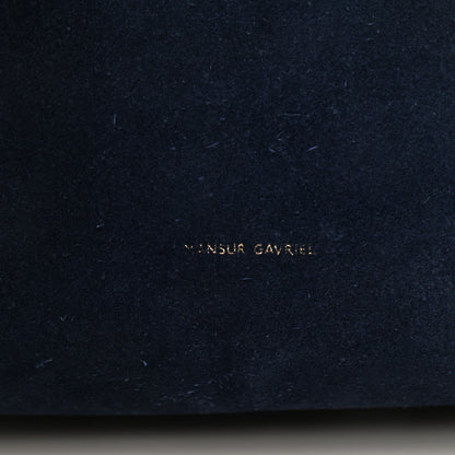 Mansur Gavriel Suede Mini Lady Bag Navy Blue 6 of 9