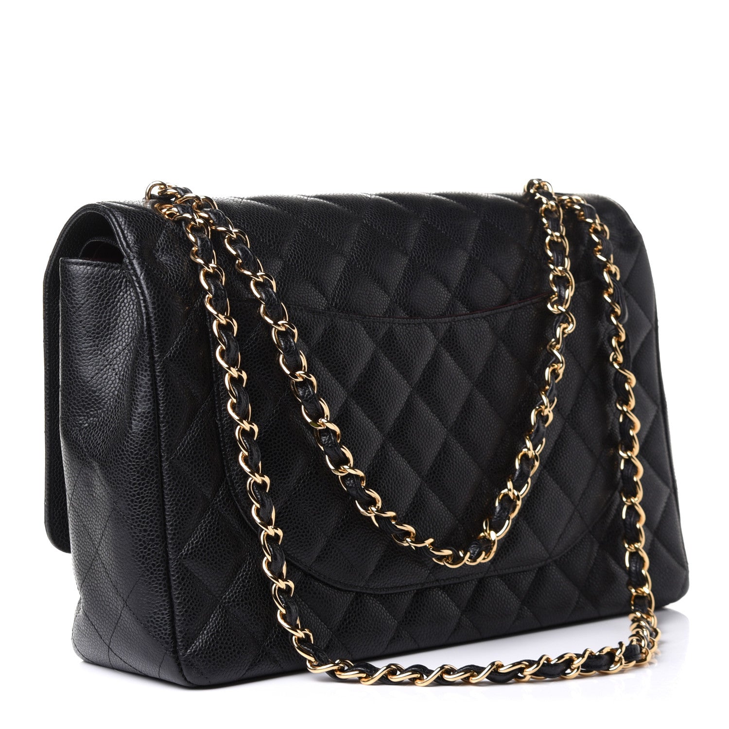 Chanel Caviar Quilted Maxi Double Flap Black 3 of 11