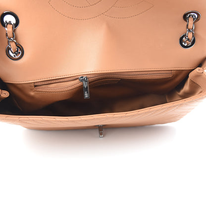 Chanel Lambskin Quilted Large CC Crossing Flap Camel 4 of 10