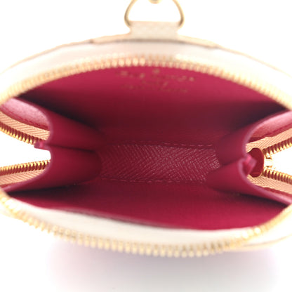 Louis Vuitton Damier Azur 2021 Christmas Animation Hollywood Bag Charm Fuchsia 3 of 5