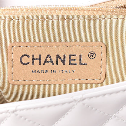 Chanel Glazed Calfskin Quilted Medium Coco Boy Flap White 6 of 11