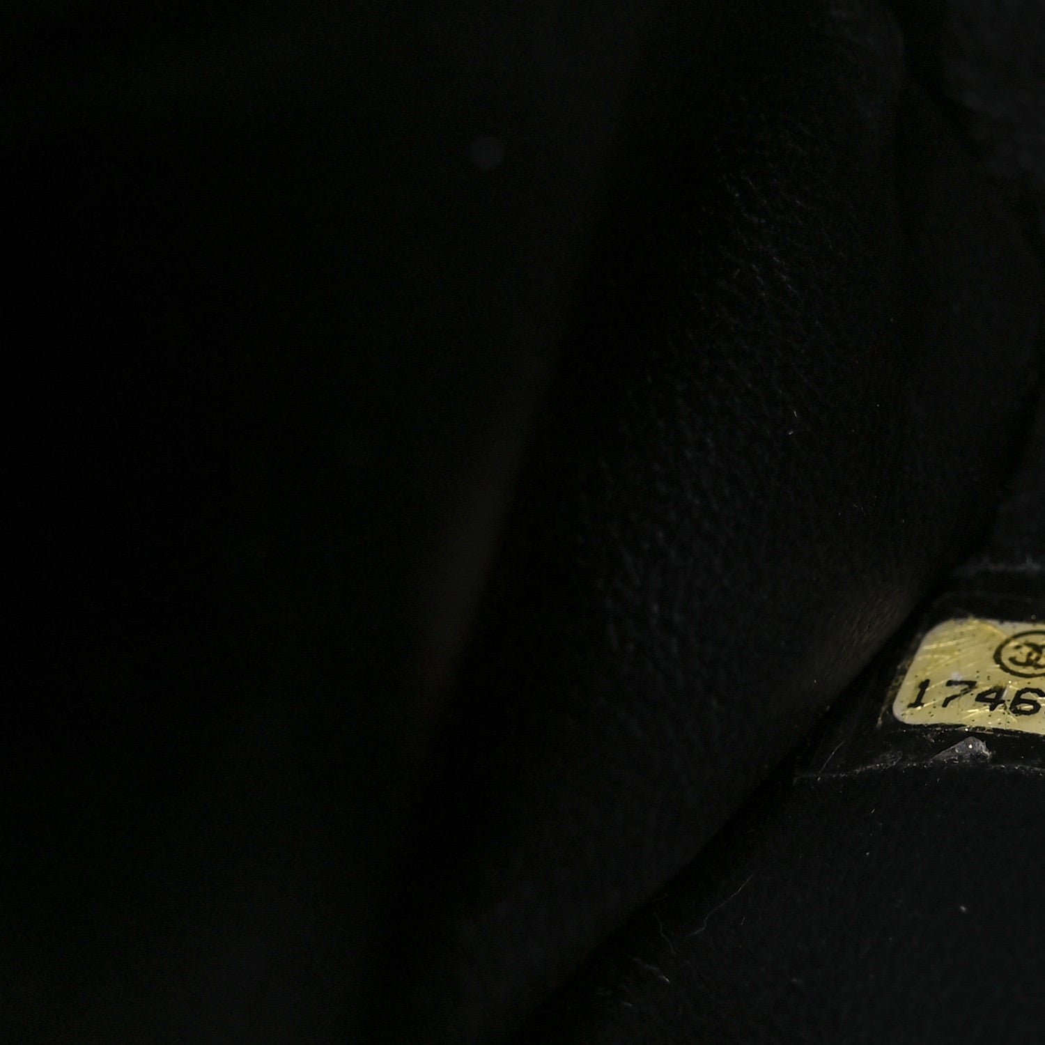 Chanel Lambskin Mineral Nights Pochette Wristlet Black 7 of 10