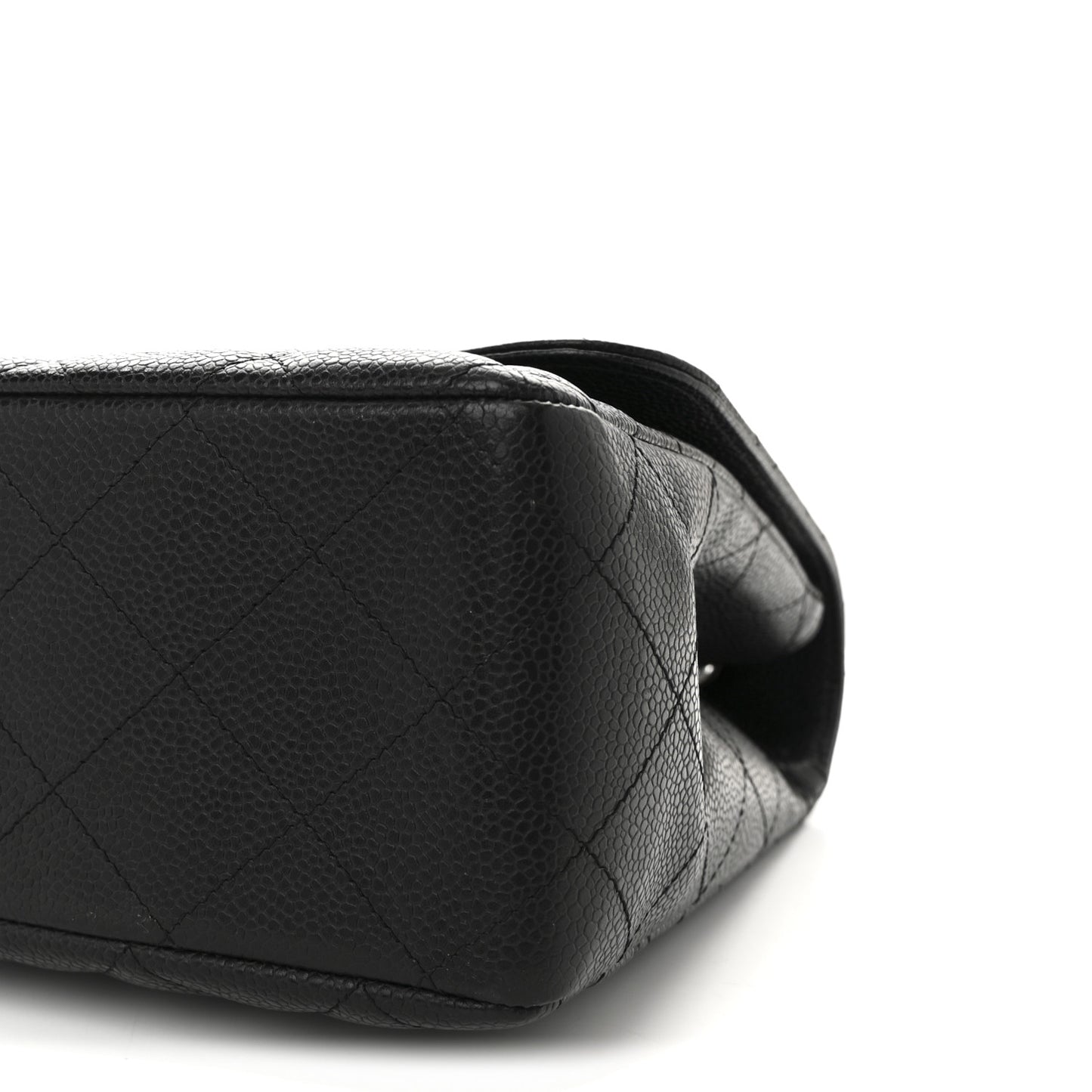 Caviar Quilted Jumbo Single Flap Black
