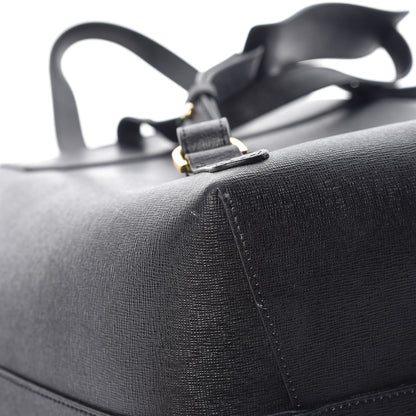 Mansur Gavriel Saffiano Backpack Black Flamma 11 of 14