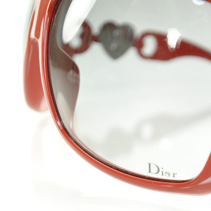 Christian Dior Heart Lock Sunglasses Red 7 of 8