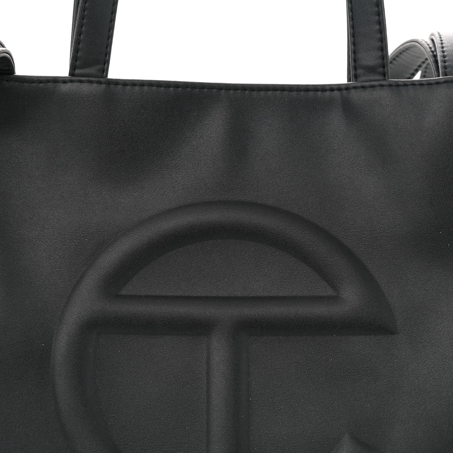 Telfar Vegan Leather Medium Shopping Bag Black 7 of 12