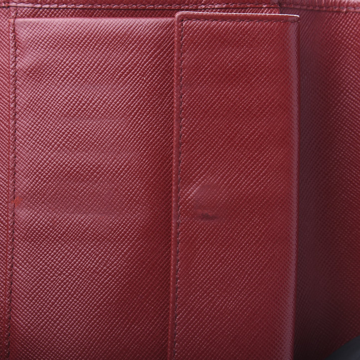 Saffiano Metal Flap Wallet Fuoco