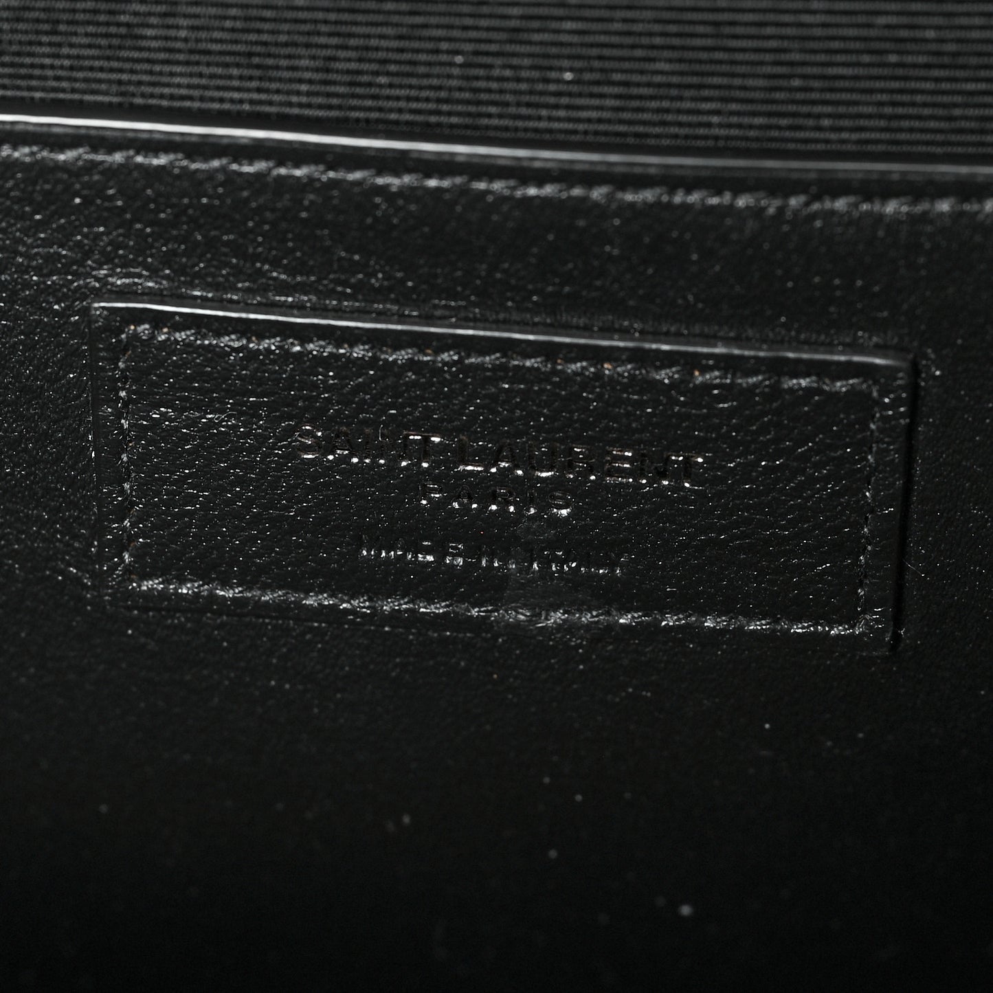 Grain De Poudre Textured Mixed Matelasse Triquilt Medium Monogram Satchel Black