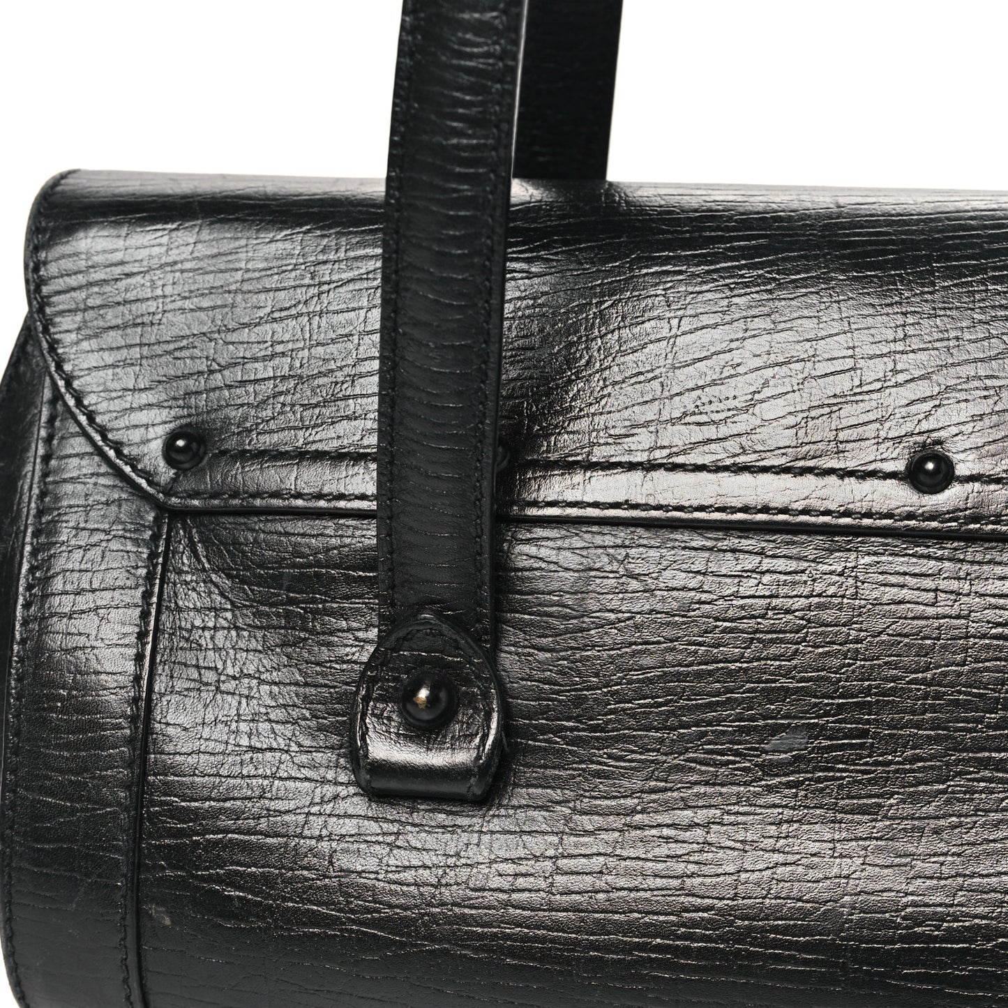 Calfskin Bamboo Bullet Black