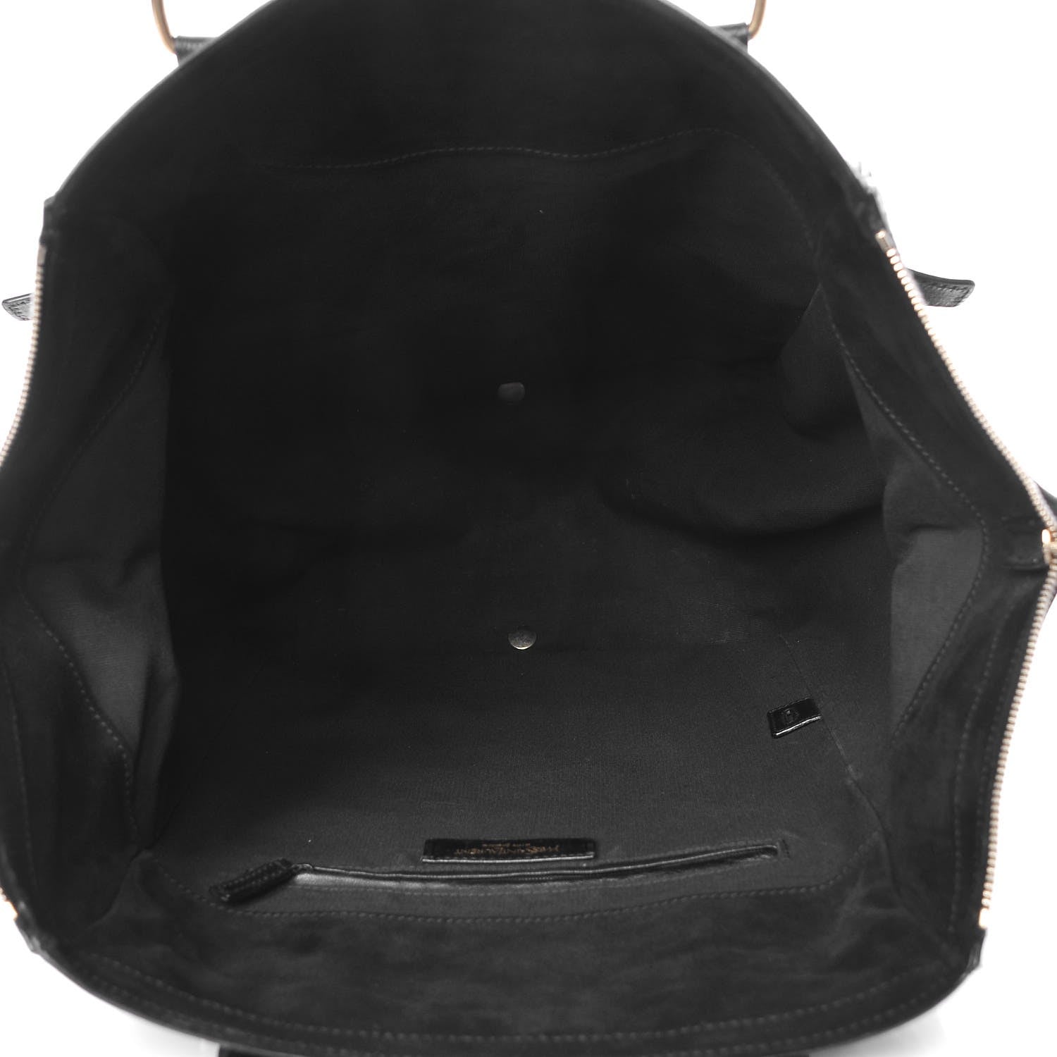 Saint Laurent Calfskin XL Downtown Tote Black 5 of 7