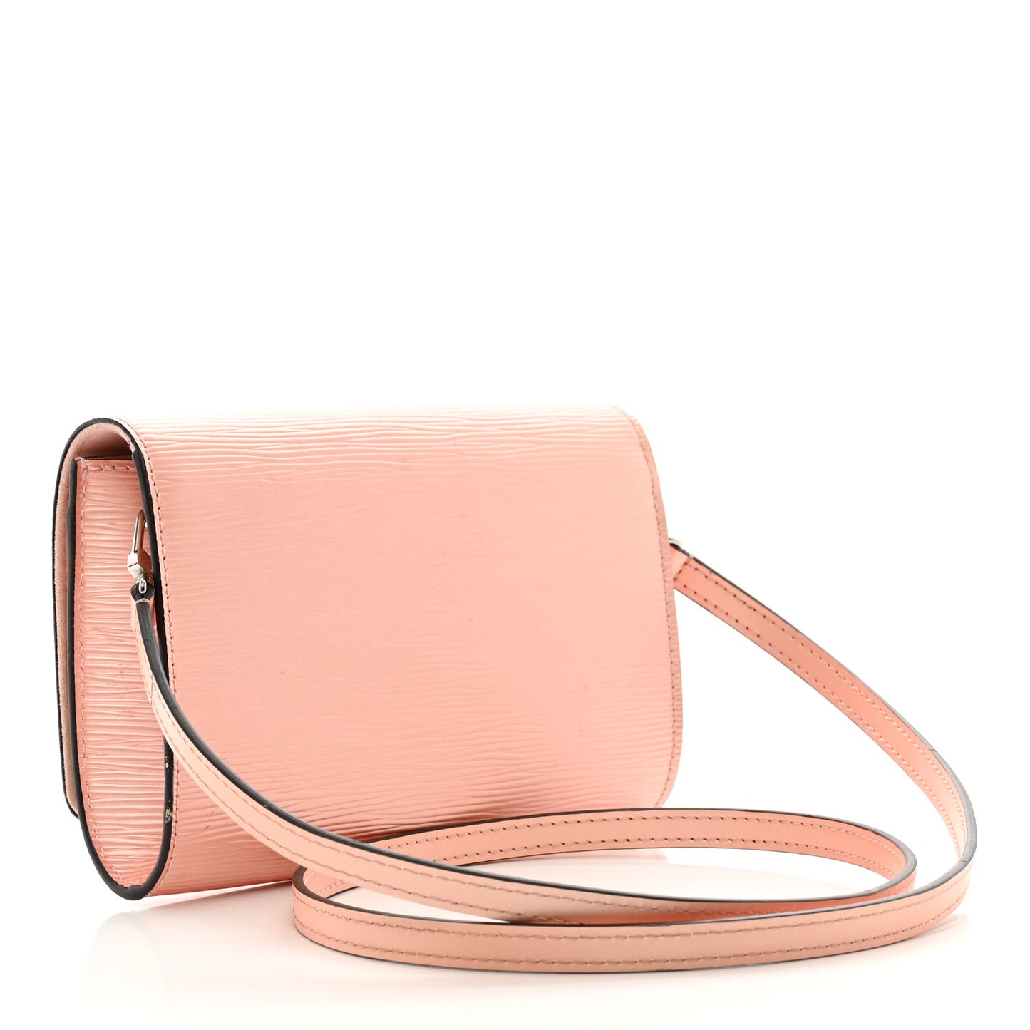 Epi Louise Strap PM Rose Nacre