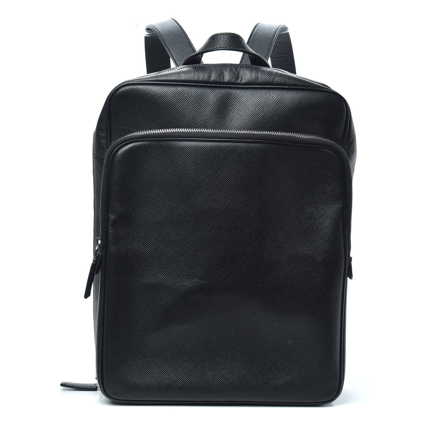 Prada Saffiano Cuir Briefcase Backpack Black 1 of 9