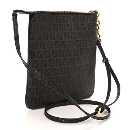 Fendi Zucchino Spalmati Forever Small Crossbody Moro Black 3 of 11