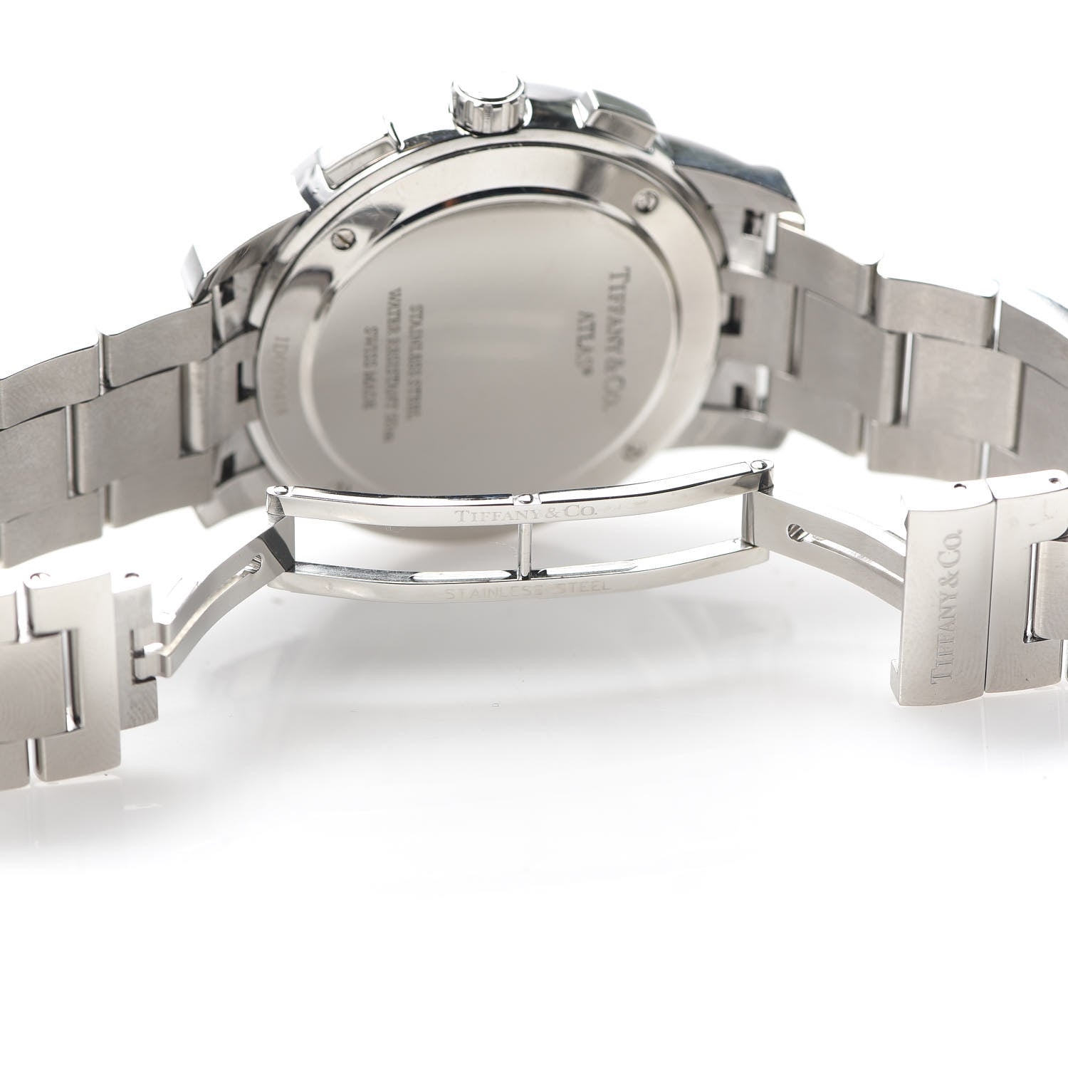 Tiffany Stainless Steel 42mm Atlas Chronograph Quartz Watch Black 6 of 6