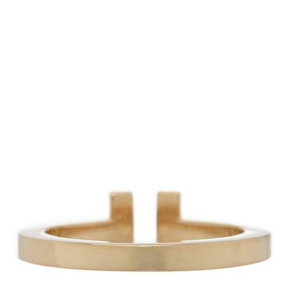 Tiffany 18K Yellow Gold T Square Ring 57 8 3 of 4