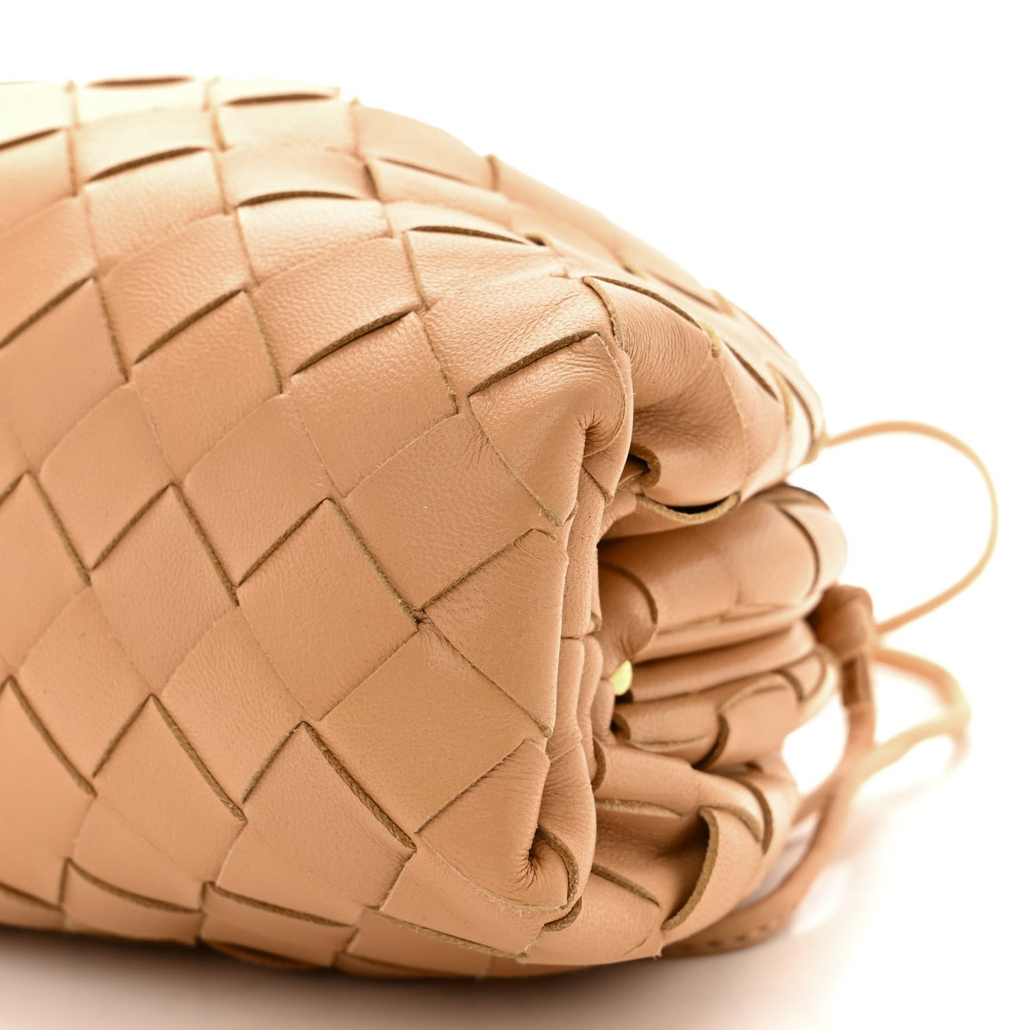 Nappa Intrecciato The Mini Pouch Almond
