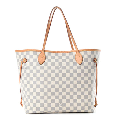 Louis Vuitton Damier Azur Neo Neverfull MM Rose Ballerine 1 of 4