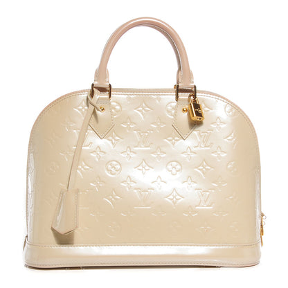 Louis Vuitton Vernis Alma PM Blanc Corail 1 of 7