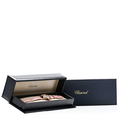 Chopard 18K Rose Gold Alligator Mother of Pearl 36mm Imperiale Automatic Watch Pink 5 of 5