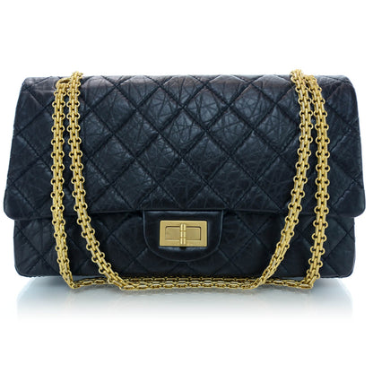 Chanel Aged Calfskin Quilted 2.55 Reissue 227 Flap Black 1 of 9