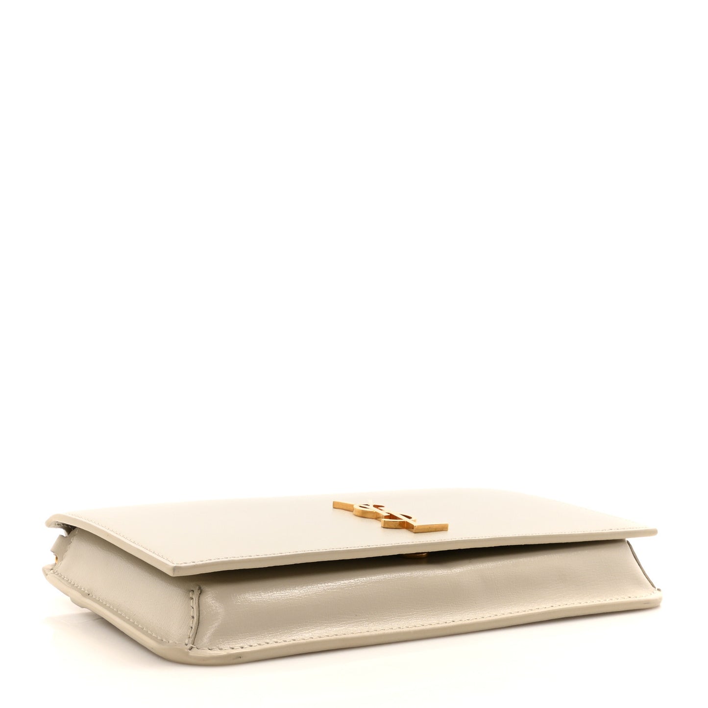 Smooth Calfskin Monogram Phone Holder Crossbody Crema Soft