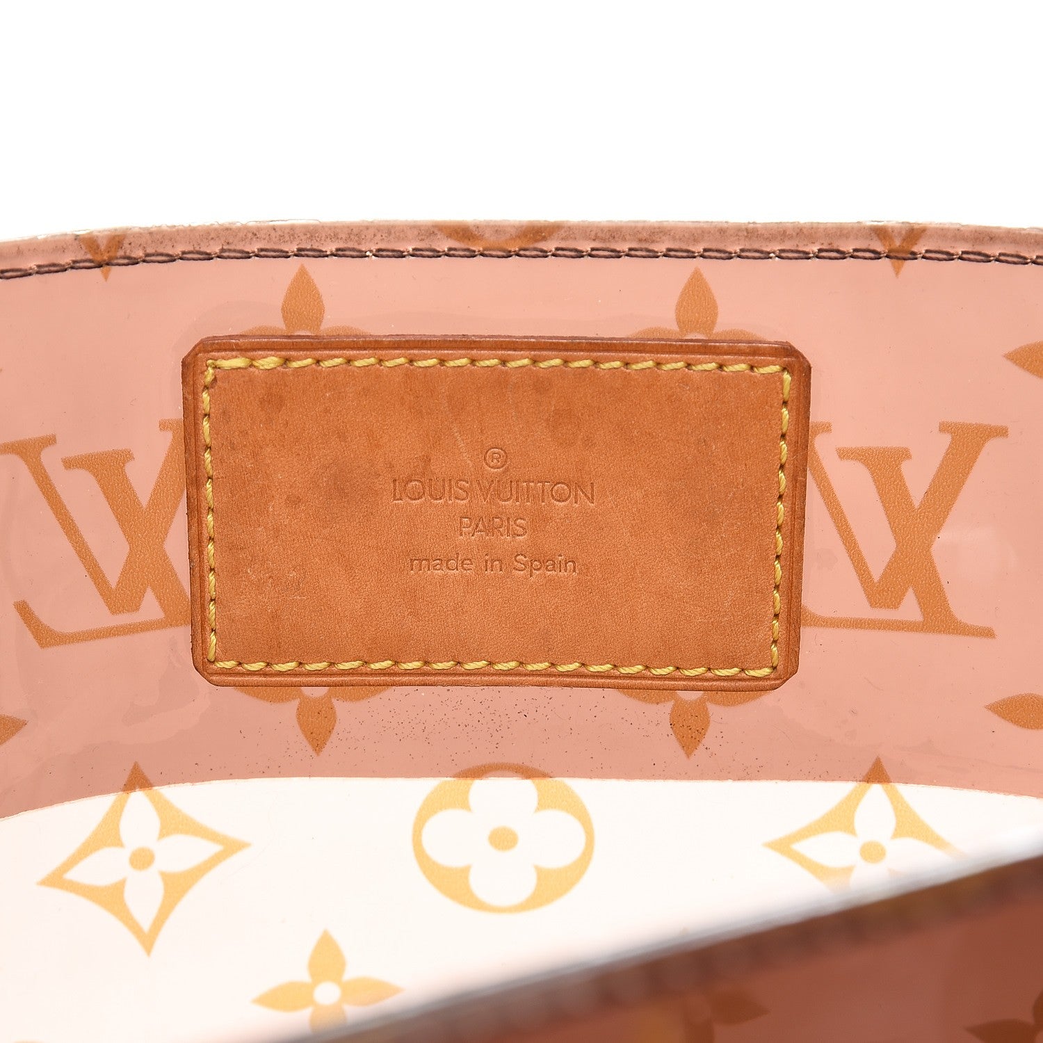 Louis Vuitton Vinyl Cabas Sac Ambre MM 8 of 27