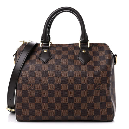 Louis Vuitton Damier Ebene Speedy Bandouliere 25 1 of 12