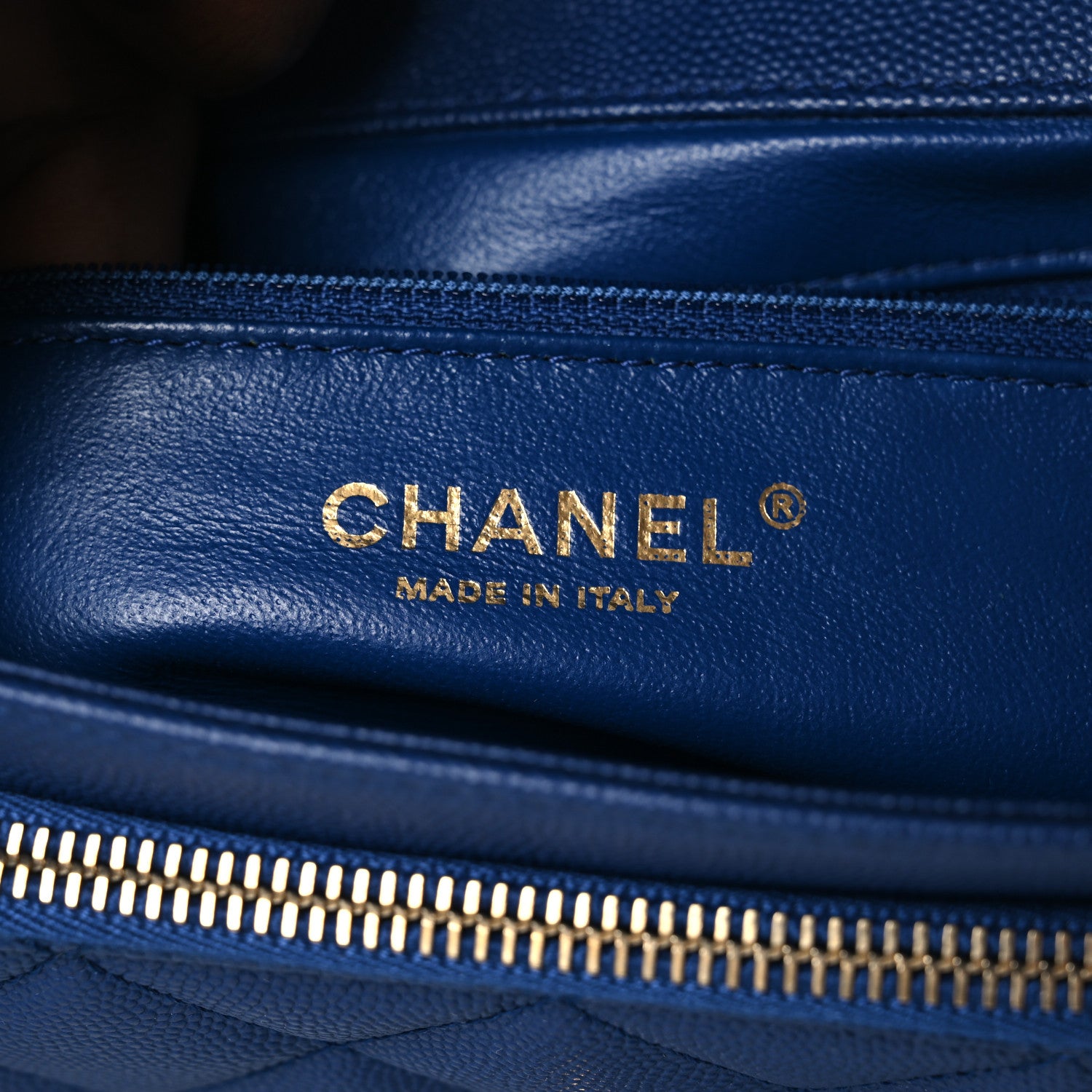 Chanel Caviar Quilted Medium Business Affinity Flap Dark Blue 6 of 10