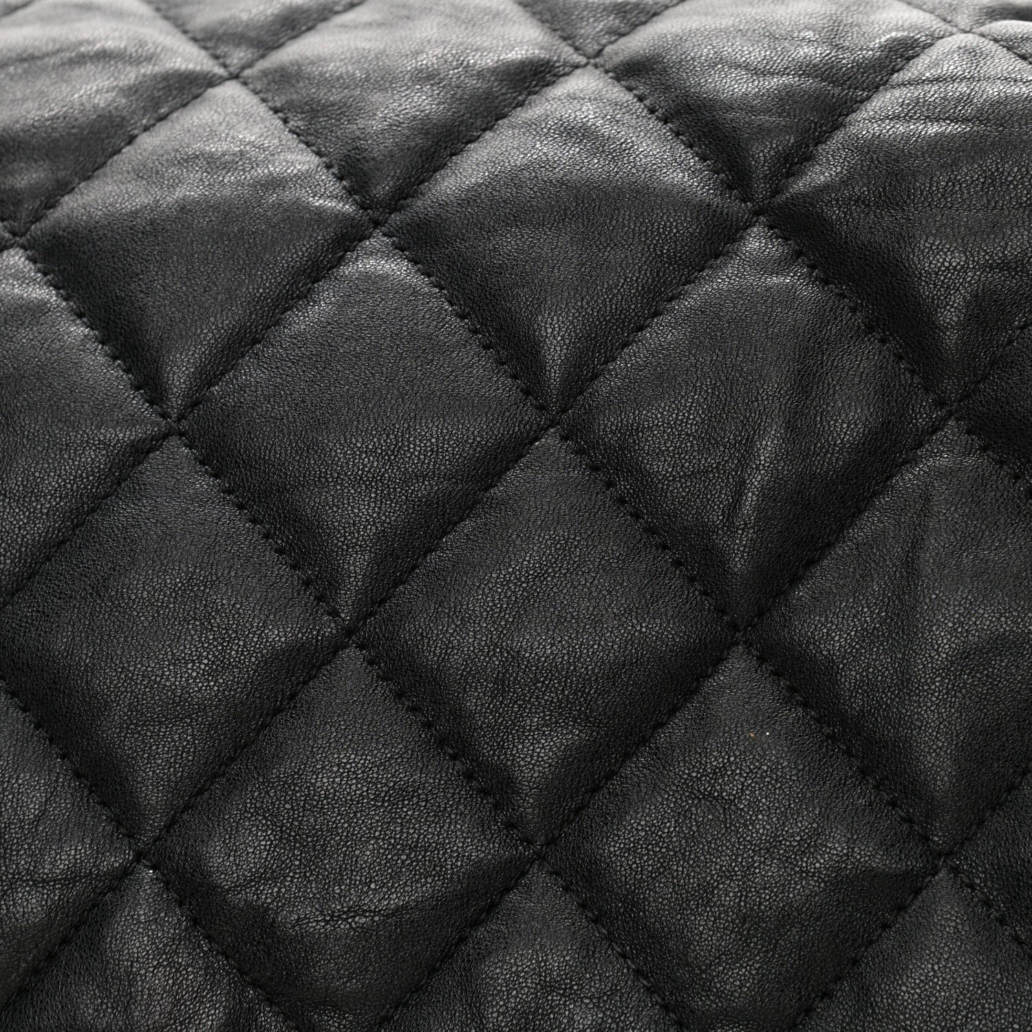 Chanel Washed Lambskin Quilted Maxi Chain Around Flap Black 11 of 14
