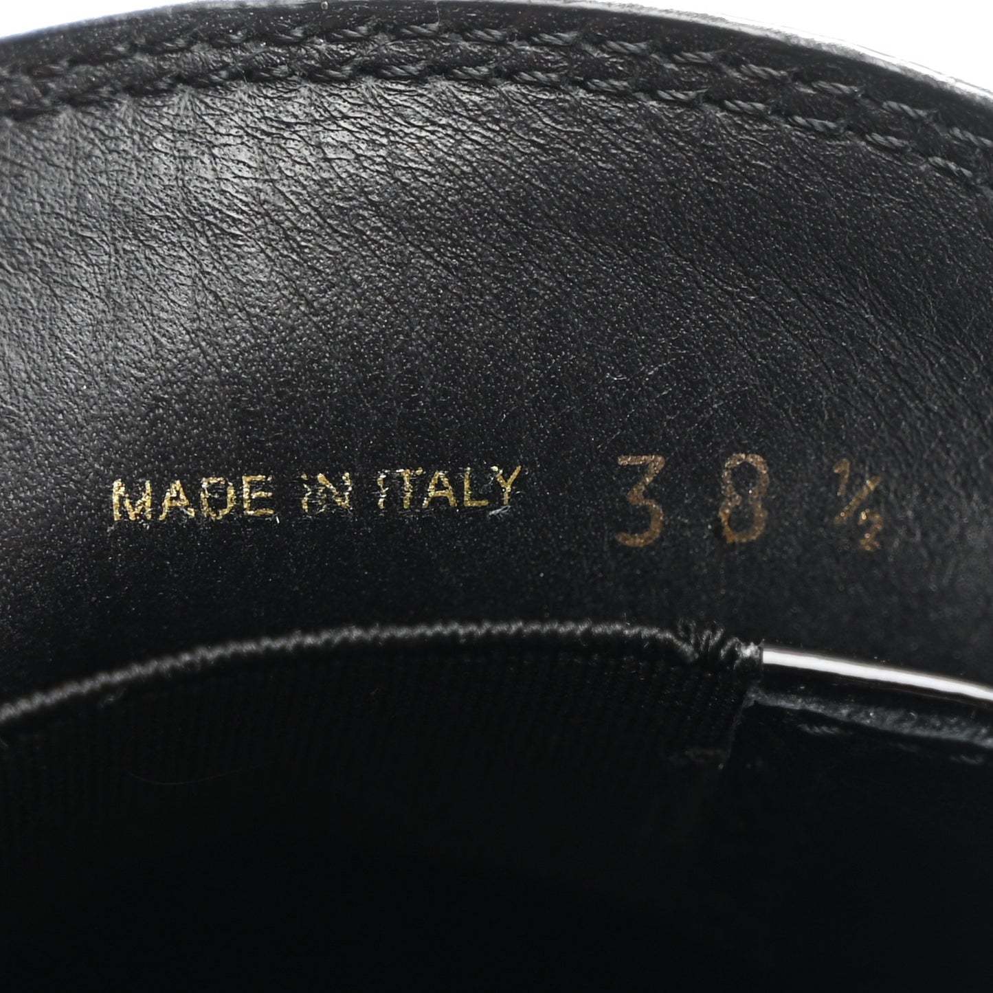 Vernice Triangle 50mm Loafers 38.5 Black