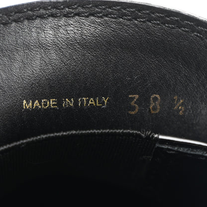 Prada Vernice Triangle 50mm Loafers 38.5 Black 9 of 9