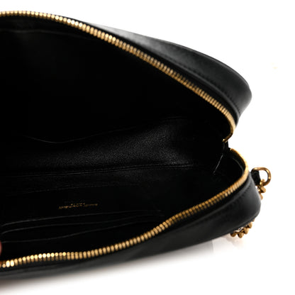 Saint Laurent Lambskin Quilted Mini Camera Bag Black 5 of 10