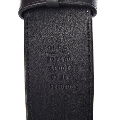 Gucci Calfskin Double G 40mm Belt 90 36 Black 4 of 8