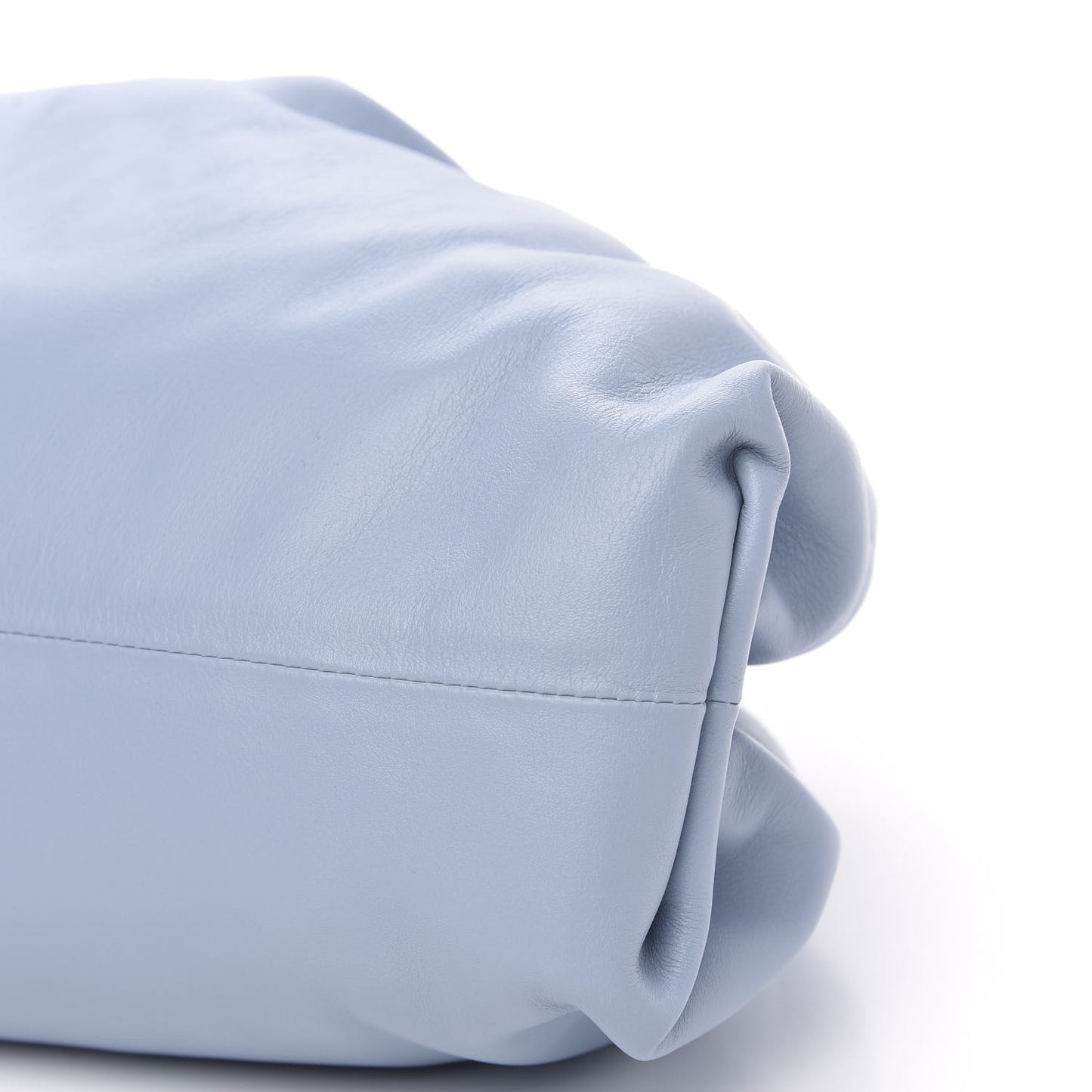 Smooth Butter Calf The Pouch Oversized Clutch Ice