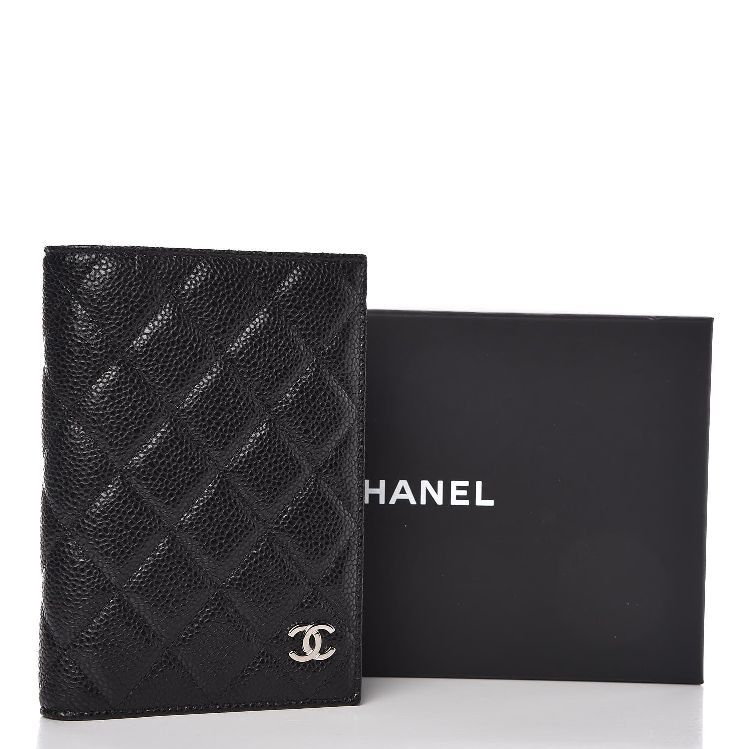 Chanel Caviar Quilted Passport Holder Black 8 of 8