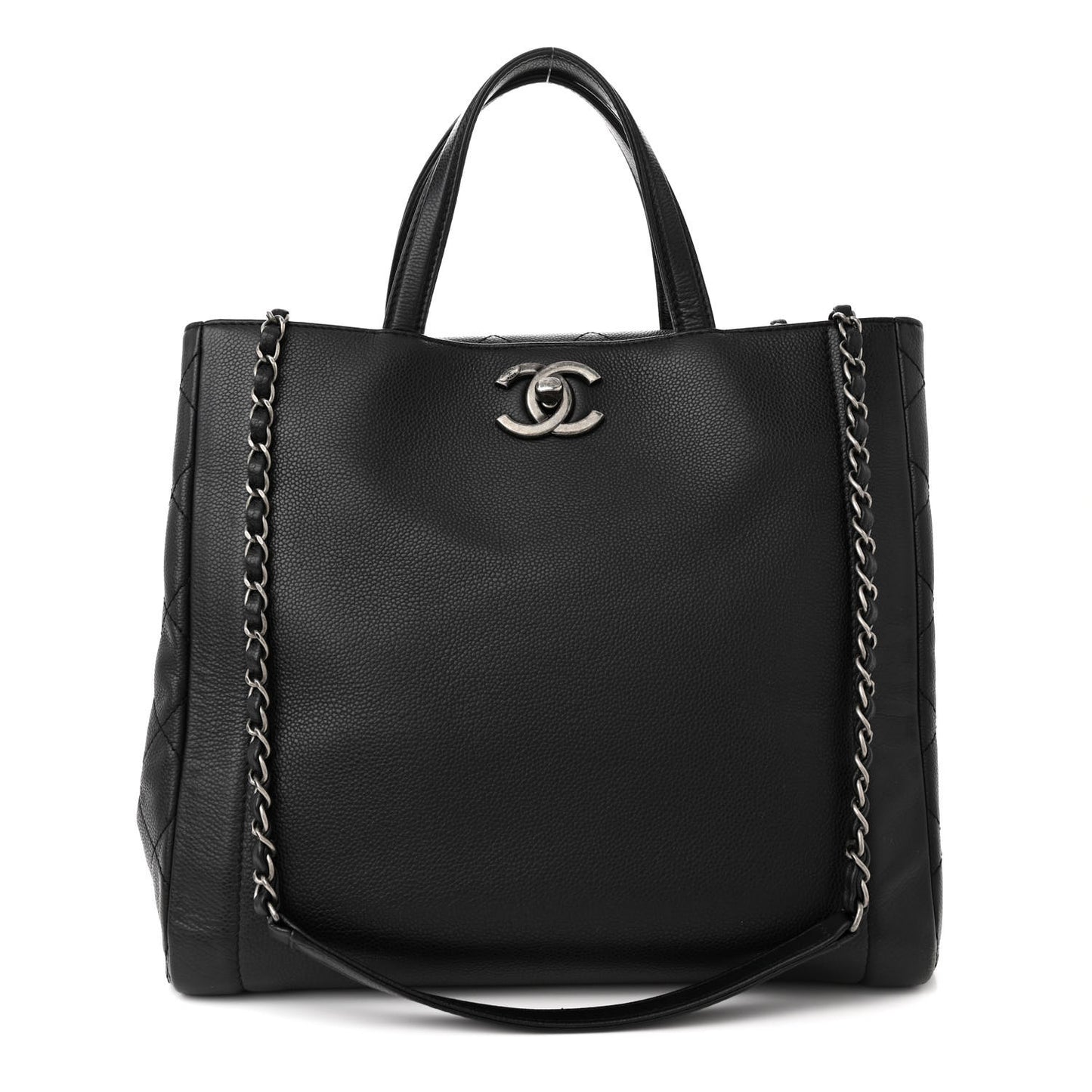 Caviar Shopping Tote Black