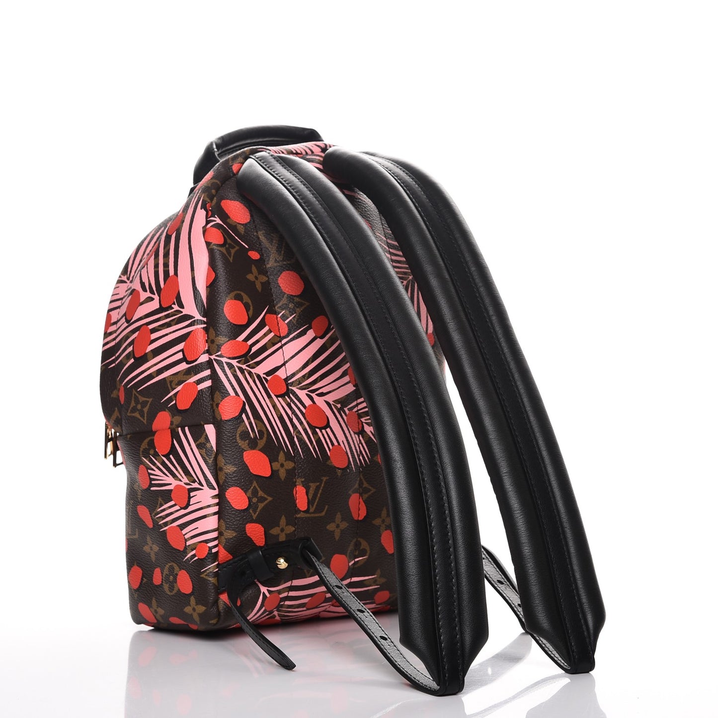 Monogram Jungle Dots Palm Springs Backpack PM Sugar Pink Poppy