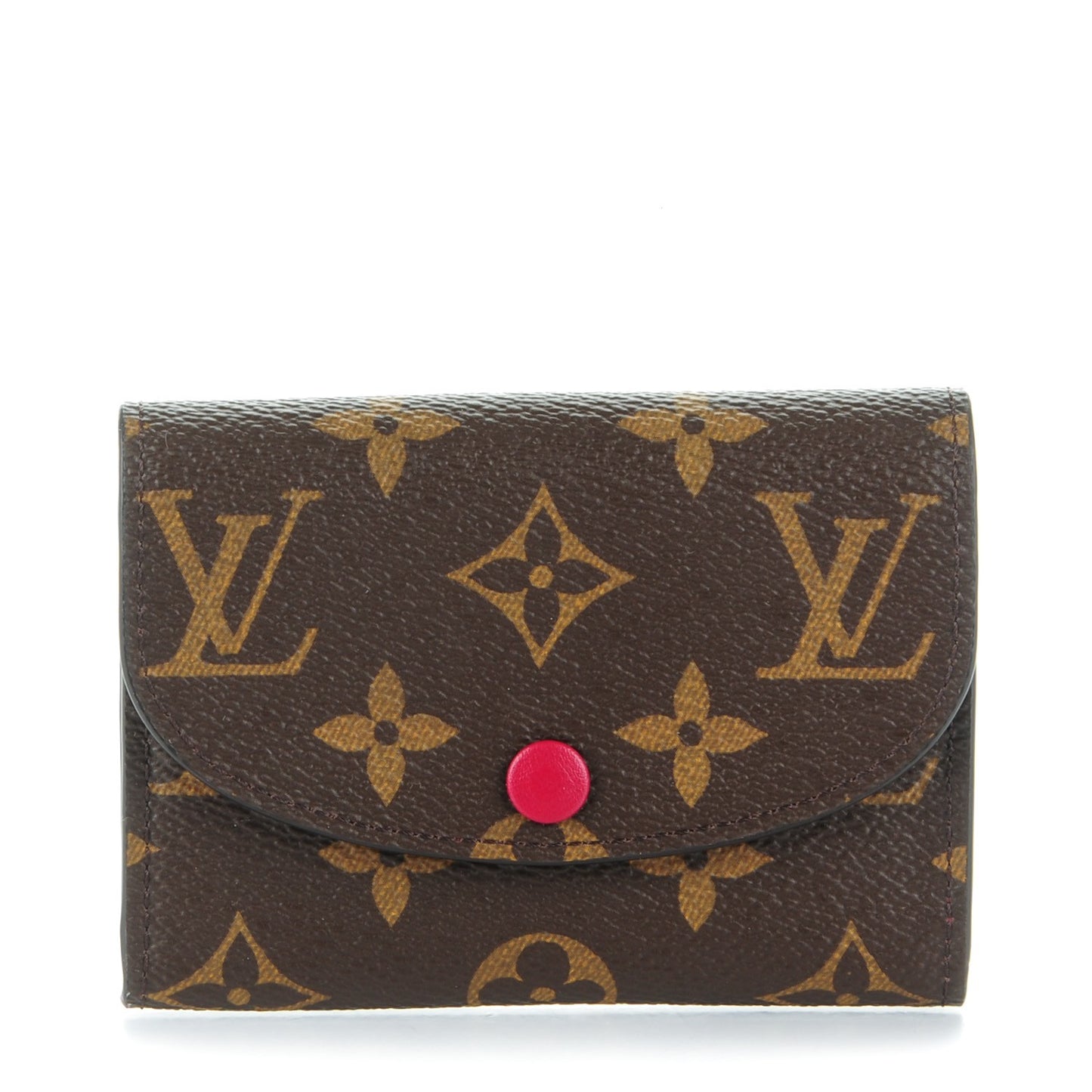 Monogram Rosalie Coin Purse Fuchsia