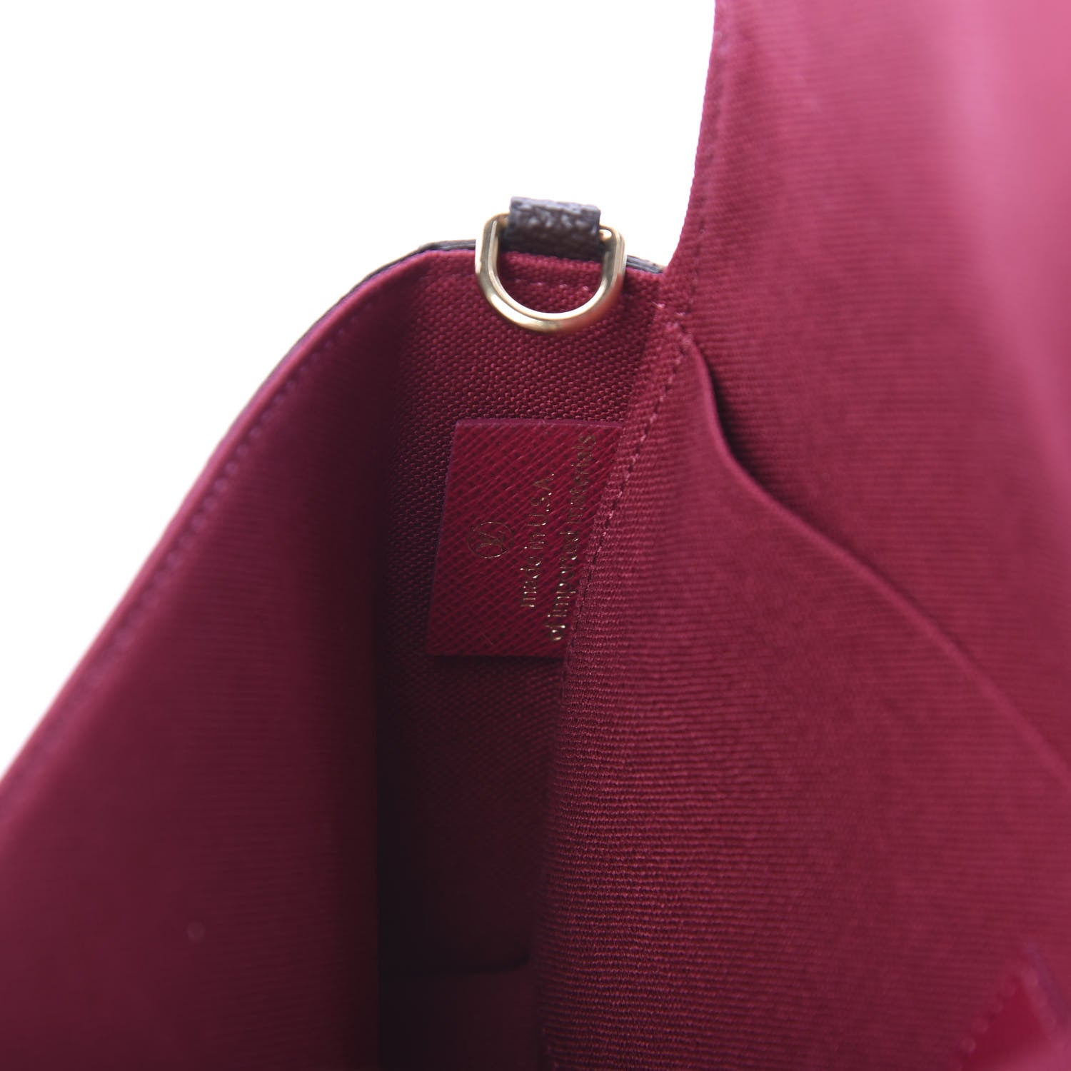 Louis Vuitton Monogram Pochette Felicie Chain Wallet Fuchsia 6 of 8