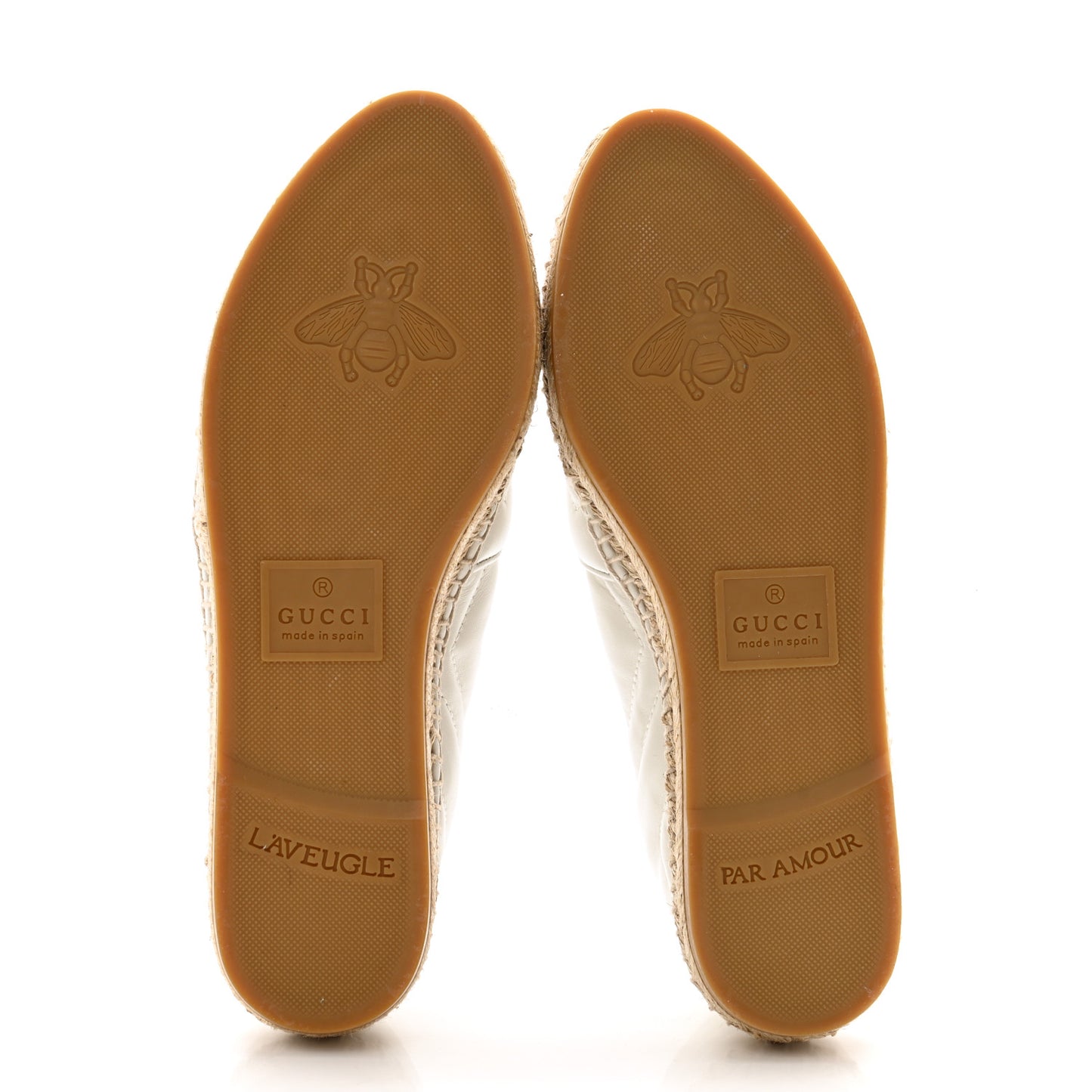 Nappa Matelasse GG Marmont Espadrilles 37 Great White