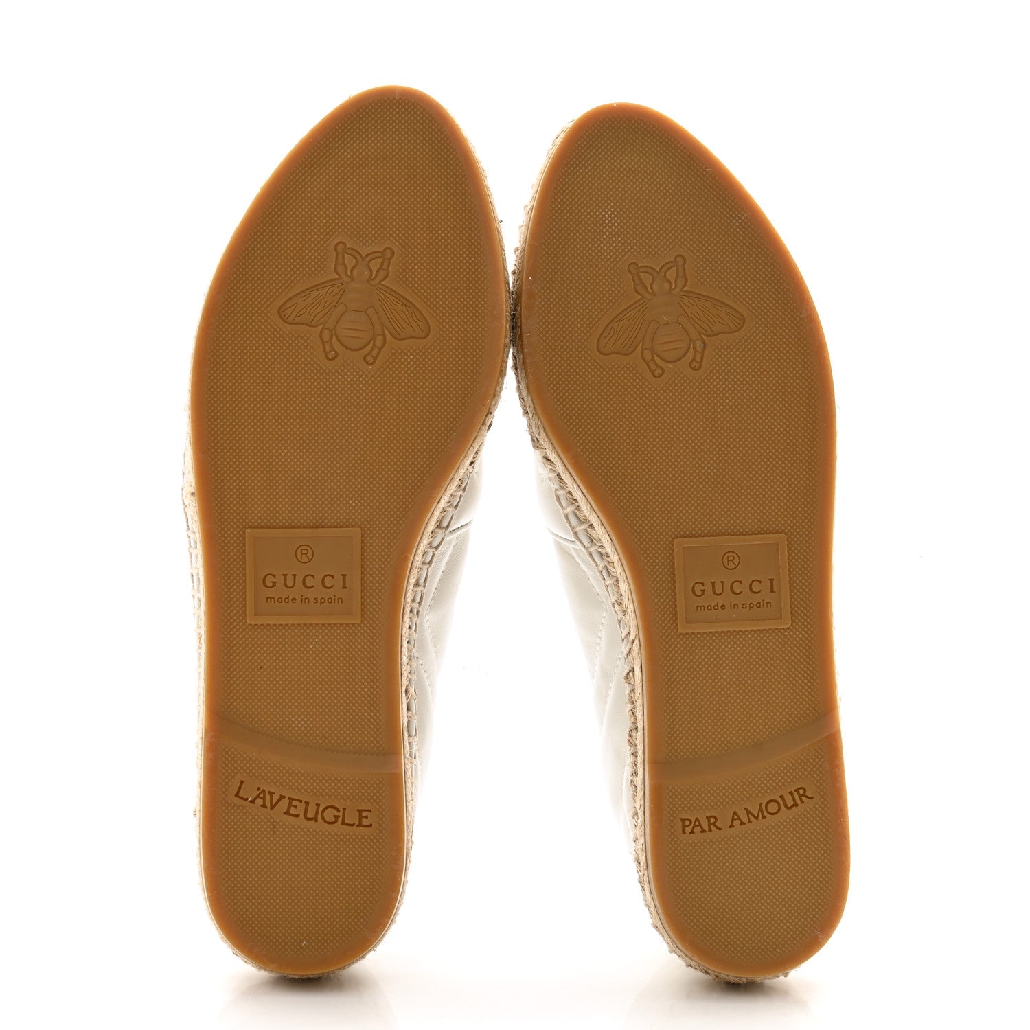 Gucci Nappa Matelasse GG Marmont Espadrilles 37 Great White 5 of 11